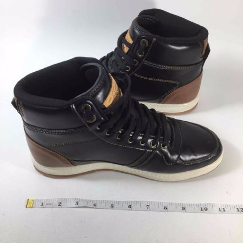 Levi's Men's Comfort High Top Leather Sneakers Gem